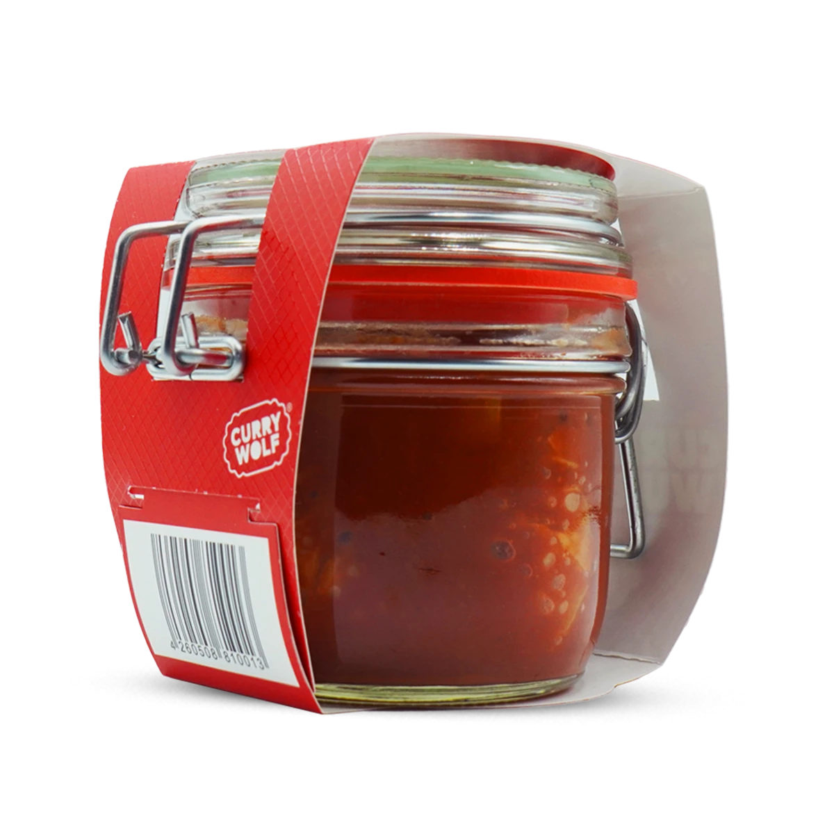 Curry Wurst im Glas