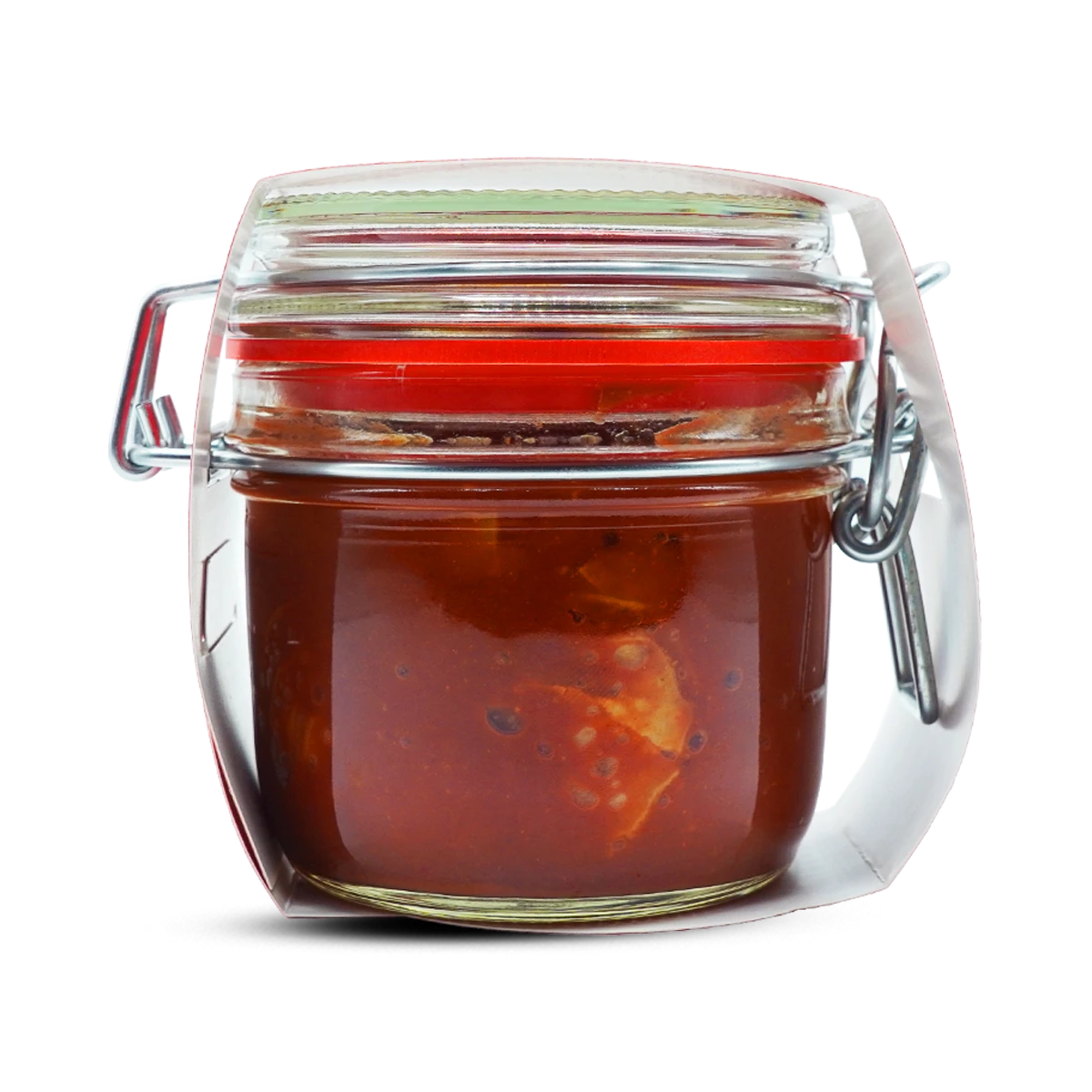 Curry Wurst im Glas